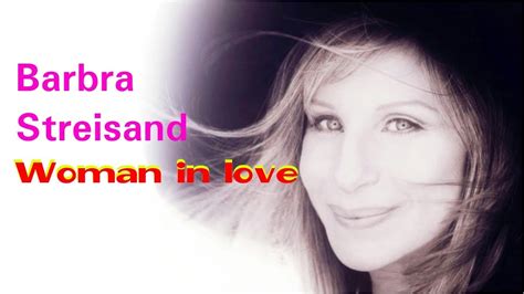 [바브라 스트라이샌드] Barbra Streisand - Woman in love/MV - YouTube