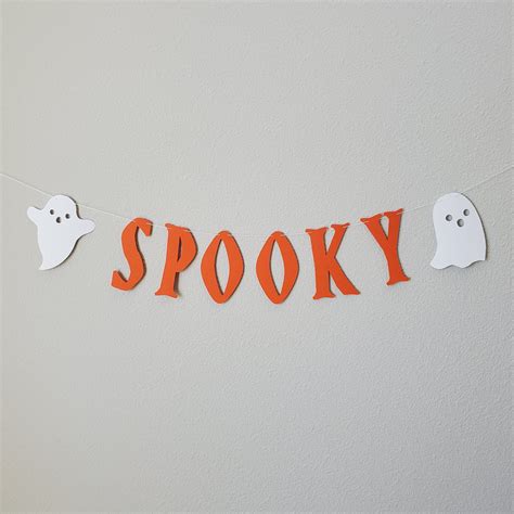 Spooky Banner Halloween Banner Custom Halloween Banner | Etsy