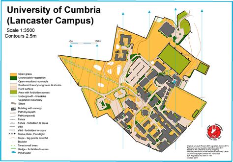 University Of Cumbria Lancaster Campus Map