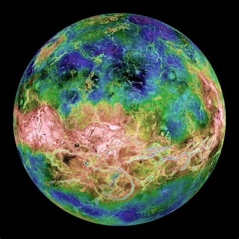 Venus: Topography Dataset | Science On a Sphere