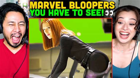 MARVEL BLOOPERS You Have To See REACTION! | Tom Holland, Jake ...