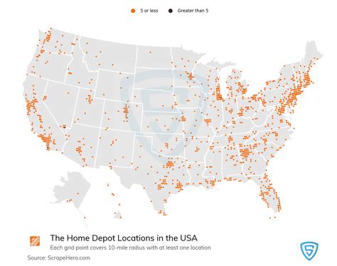 Map Of Home Depot Locations - World Map