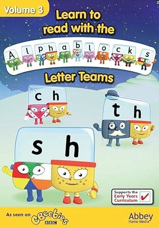 Learn To Read With The Alphablocks - Letter Teams Volume 3 [DVD ...