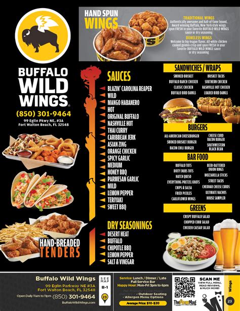 Buffalo Wild Wings Menu: Unveiling Flavor-Packed Favorites - Birch And ...