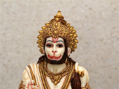 Lord Hanuman Statue Hindu Monkey God of Devotion Celibacy - Etsy