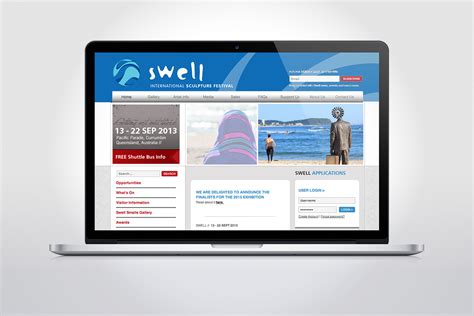 Swell logo submission on Behance