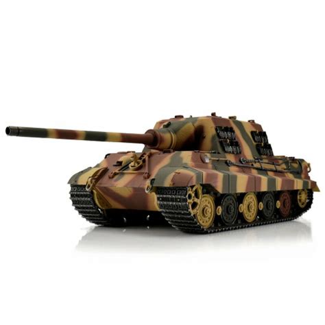 Jagdtiger, camouflage version metal edition 1:16 with BB and recoil u ...