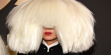 Sia Can't See The Haters In Her Huge Grammys Wig