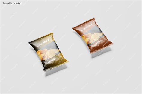 Premium PSD | Packaging snack mockup