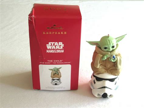 ROUGH* 2021 Hallmark Keepsake Baby Yoda Star Wars The Child Mandalorian ...