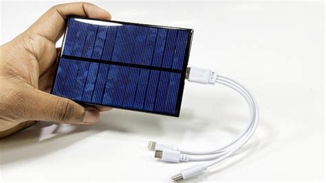 DIY USB Solar Charger // Simple 5V USB charger | Solar usb charger ...