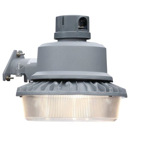 Lithonia Lighting Gray Outdoor Integrated LED Area Light with Dusk to ...