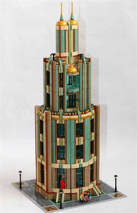 Tall Tower | Lego skyscraper, Lego art, Lego