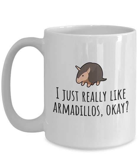 Funny Armadillo Mug Cute Armadillo Gift Armadillo Lover - Etsy