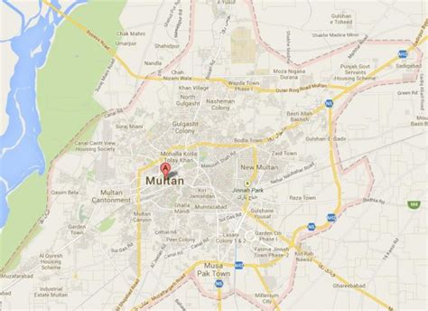 Multan City Street Map – Paki Mag