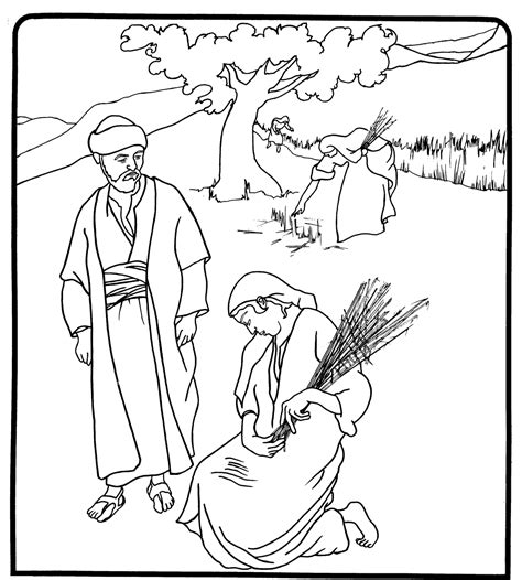 Story Of Ruth Coloring Pages Coloring Pages