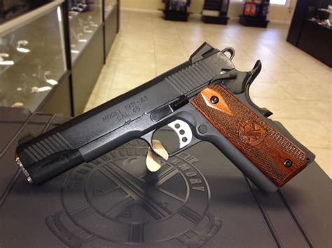 Springfield 1911 Loaded Parkerized in stock on 2/4/14...