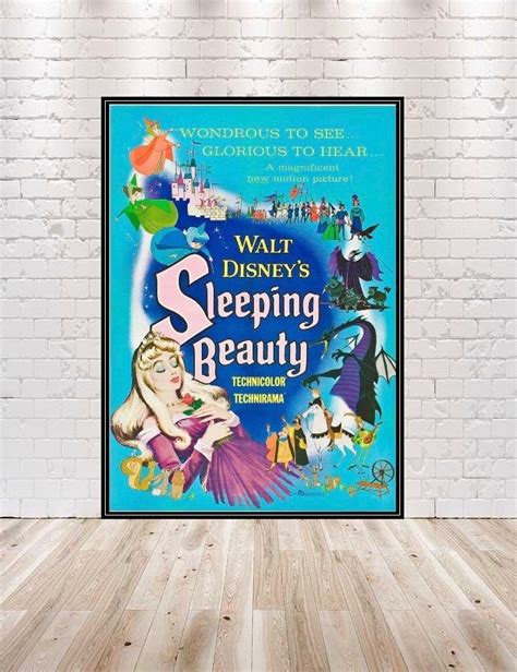 Sleeping Beauty Poster Sleeping Beauty Movie Poster Vintage Disney ...