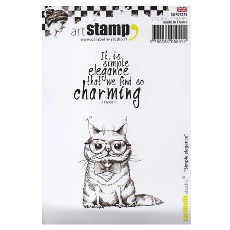 Carabelle Studio SA70127E A7 Cling Stamp - Simple Elegance | eBay