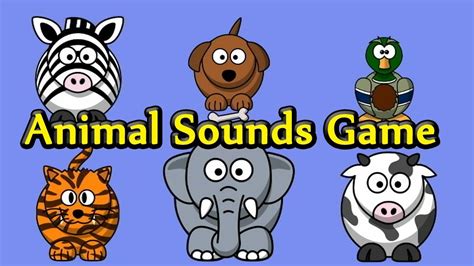 Interactive Animal Sounds Game | Guess The Animals for Toddlers | Kids ...