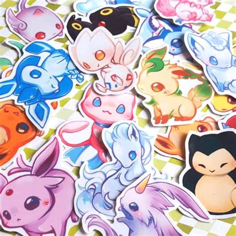 Pokemon Chibi Stickers - Shut Up And Take My Yen