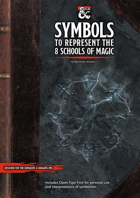 Symbols to Represent the 8 Schools of Magic - Dungeon Masters Guild ...