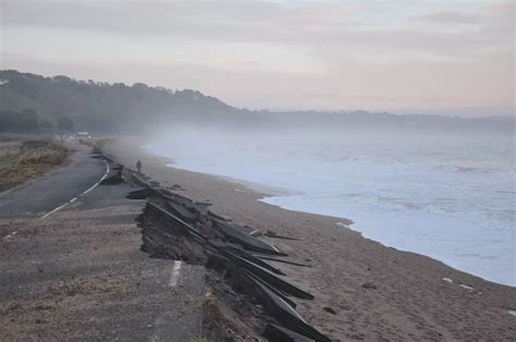 Damage to the main road between Slapton and Torcross - Devon Live