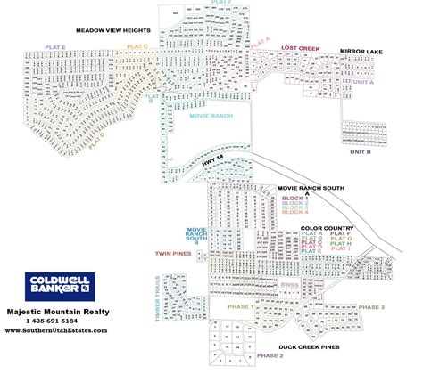 Southern Utah Real Estate, Area Maps For the Cedar City area mountains