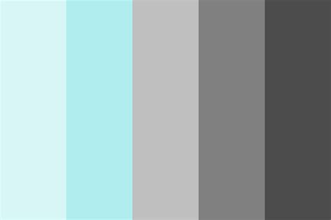 Gray Pale Turquoise Color Palette