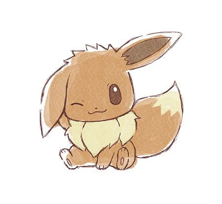 Eevee Kuji Artwork | Pokemon drawings, Eevee cute, Cute pokemon wallpaper