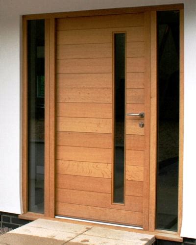 Nobu - Modern Mahogany Wood & White Laminated Glass Entry Solid Door ...