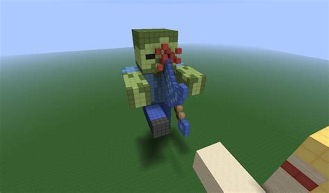 Myself in 3D Pixel art Minecraft Project