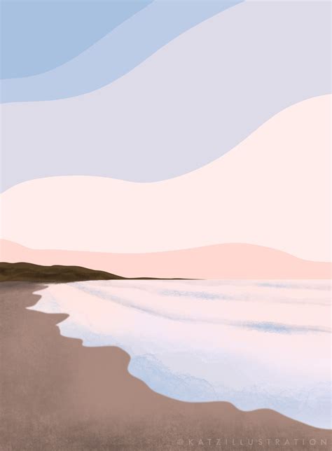 Beach Illustration | Beach illustration, Illustration, Minimalist art