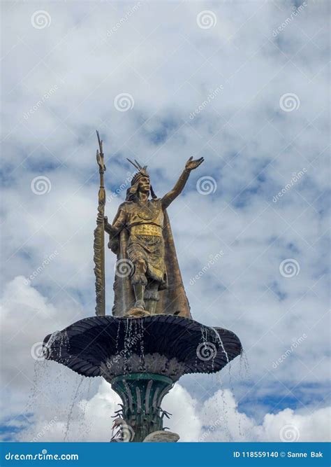 Statue of Pachacuti Cuzco, Peru Stock Photo - Image of history, empire ...