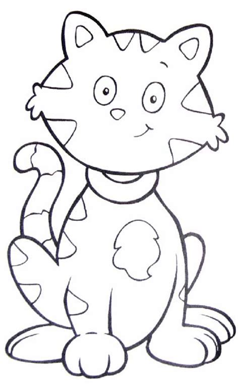 Tabby Cat Coloring Pages at GetColorings.com | Free printable colorings ...