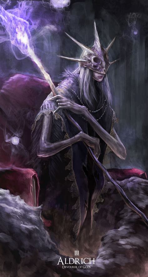 Aldrich devourer of gods dark souls iii fan art yanchong lim – Artofit