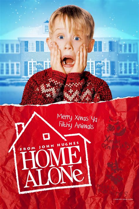 Home Alone Poster Template