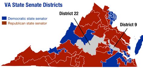 Map Of Virginia State Senate Districts | Virginia Map