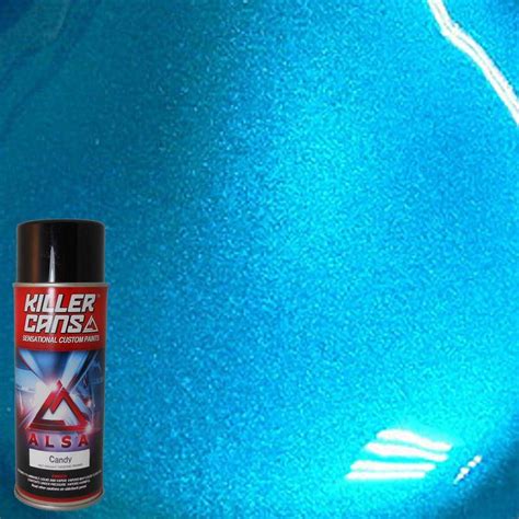 Alsa Refinish 12 oz. Candy Turquoise Killer Cans Spray Paint-KC-T - The ...