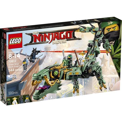 LEGO Ninjago Green Ninja Mech Dragon 70612 Building Kit (544 Piece ...