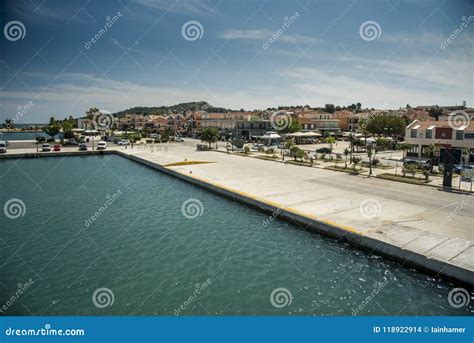 Lixouri Habour from the Ferry Argostoli Stock Photo - Image of ferry ...