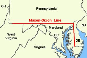 Mason–Dixon line Facts for Kids