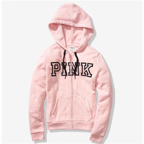 VS Pink Everyday Lounge Full Zip on Mercari | Vs pink hoodie, Pink ...