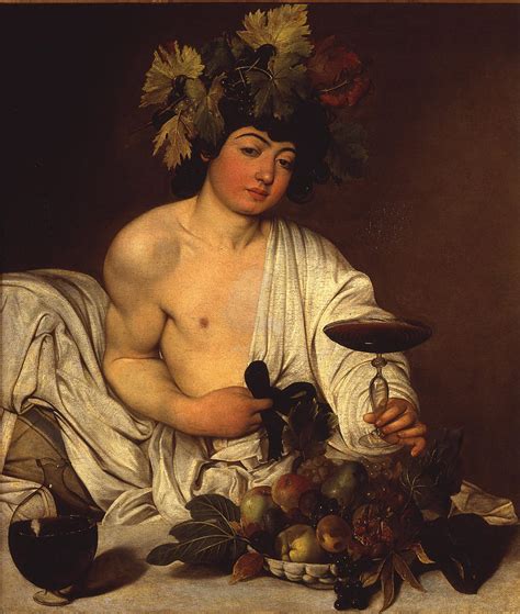 Bacchus Painting by Caravaggio - Pixels