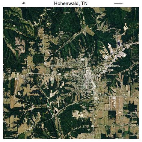 Aerial Photography Map of Hohenwald, TN Tennessee