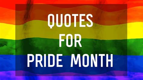 Quotes for Pride Month 🏳️‍🌈 - YouTube