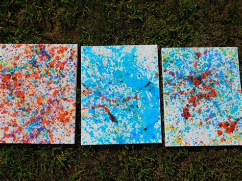 Art Project #42: Splatter Paint Canvas