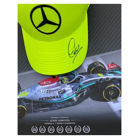 Lewis Hamilton Signed Mercedes Cap - Silverstone GP 2022 - Elite Exclusives