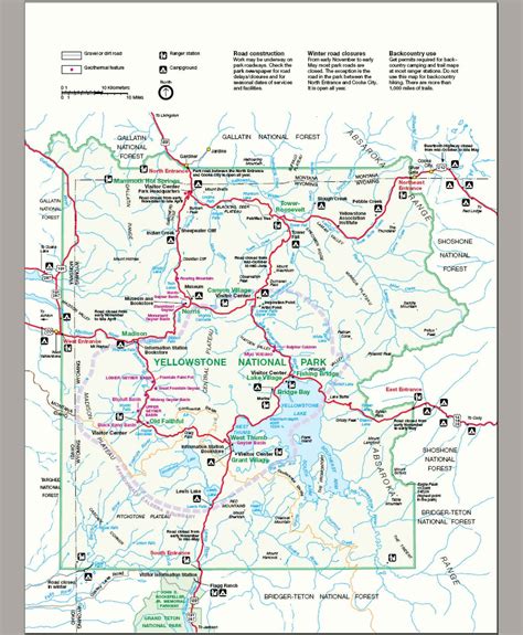 Map Of Usa Showing Yellowstone National Park – Topographic Map of Usa ...