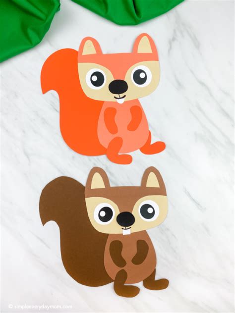 Squirrel Art For Kids